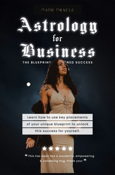 Your birth chart is the instruction manual for your highest potential timeline.    Utilizing Astrology for Business takes the guess work out of planning, amplifies your magnetism, and empowers you to create sacred success... That lit up, soul driven, authentic-to-you success that we all dream of.  In Astrology for Business, you will learn how to use key placements of your unique blueprint to unlock this success for yourself. Business Astrology, Spiritual Business, The Blueprint, Business Mentor, Career Growth, Magnetism, Birth Chart, Instruction Manual, Work Life Balance