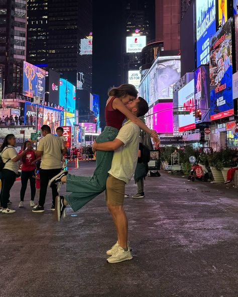 A supportive partner can literally change your whole life ✨❤️‍🔥 #couple #couplegoals #partner #support #newyork #nyc #timessquare #manhattan #relationshipgoals #relationships #usa #couplelove #america Couples Nyc, Supportive Partner, New York Couple, Relationship Goals, Couple Goals, You Changed, Manhattan, Times Square, That Look