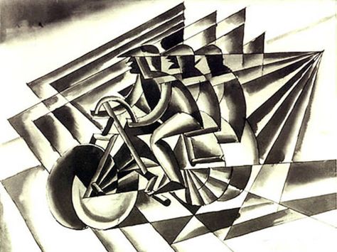 Fortunato Depero Italian Futurism, Futurism Art, Cycling Art, Art Institute Of Chicago, Futurism, Cubism, Art Movement, Art Classes, Art Lessons