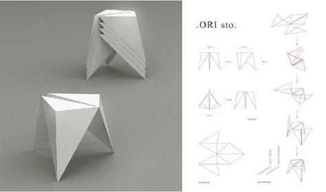 Collapsible Origami, Origami Stand, Origami Furniture, Origami Owl Bracelet, Cardboard Chair, Origami Wedding, Paper Furniture, Cardboard Toys, Folding Origami