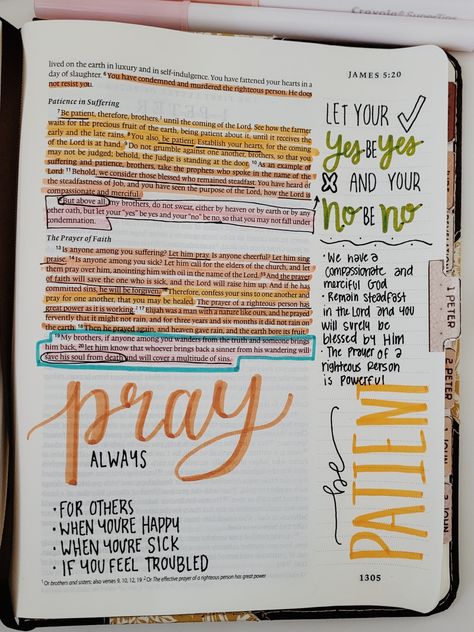 James Journaling Bible, James 3 Bible Journaling, James Bible Journaling, Bible Goals, Journal Bible Quotes, Bible Doodles, Bible Journal Notebooks, James 5, Bible Journaling Ideas Drawings