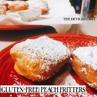 Peach Fritters, Peach Biscuits, Fried Peach Pies, Gluten Free Peach Cobbler, Gluten Free Bisquick, Fresh Peach Recipes, Gluten Free Banana Muffins, Food Experiments, Peach Recipes