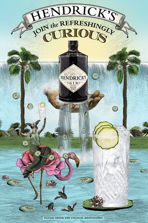 Sign up to our newsletter to enter the unusual world of Hendrick's Gin and learn more about the peculiar past of a gin made curiously. Hendrick's Gin, Indian Luxury, Premium Gin, Hendricks Gin, Consumer Behaviour, Hotel Art, New Trend, Digital Magazine, Magazine Cover