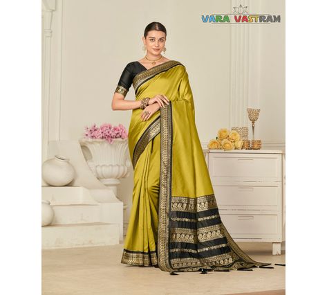 South Indian Fashion, Mens Ethnic Wear, Transparent Art, Golden Lace, Indian Bridal Lehenga, Black Backdrop, Banarasi Silk Saree, Wedding Sarees, Gold Blouse