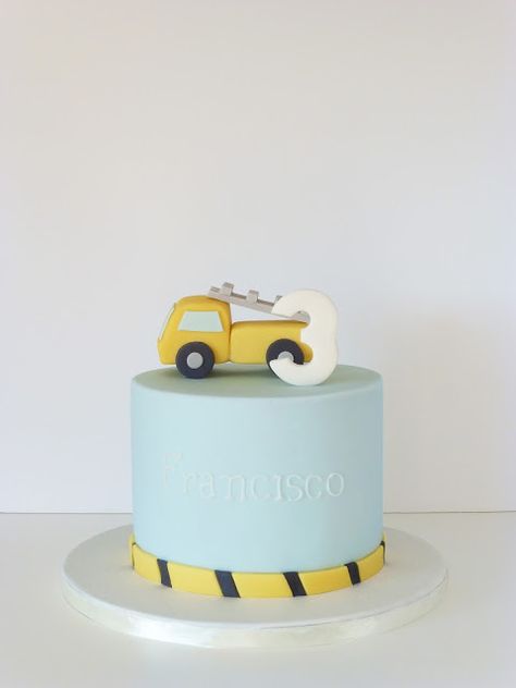 Peaceofcake ♥ Sweet Design: cake Small Construction Cake, Vehicle Birthday Cake, Transportation Birthday Cake Simple, Vehicles Cake 2nd Birthday, Birthday Cake Vehicle Theme, Peace Of Cake, Cars Cake Design, Peanut Cake, Shower Cake