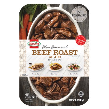 Hormel Roast Beef Au Jus, French Dip Crescents, Beef Au Jus, Au Jus Recipe, Hormel Recipes, Beef Roast, Crockpot Roast, Frozen Meat, Beef Stir Fry