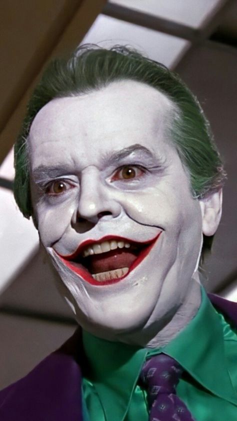 Jack Nicholson Joker, Joker Nicholson, Batman Photo, Tim Burton Batman, Batman 1989, Joker Smile, Joker Drawings, Batman Vs Joker, Gotham Villains