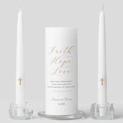 Wedding Unity Candle, Wedding Unity Candle Set, Ceremony Candles, Unity Candle Set, Church Candles, Love Lauren, Wedding Unity Candles, Unity Candle Sets, Wedding Unity