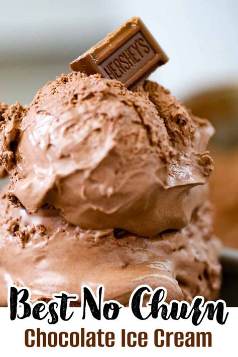 Are you looking for an easy, delicious, and healthier summer dessert? Look no further than this Best No Churn Chocolate Ice Cream! This no-churn ice cream recipe takes only minutes to prepare, is simple and fun to make, and is a healthier choice for your summer cravings. Enjoy the same delicious flavors of traditional chocolate ice cream without the hassle of churning or the worry of unhealthy ingredients! No Churn Chocolate Fudge Ice Cream, Chocolate Frosty Ice Cream Recipe, Chocolate Ice Cream Recipe No Churn, No Churn Gelato Recipe, Easy Chocolate Ice Cream Recipe, No Churn Chocolate Ice Cream, No Churn Ice Cream Recipes, Ninja Ice Cream Recipe, Homemade Chocolate Ice Cream