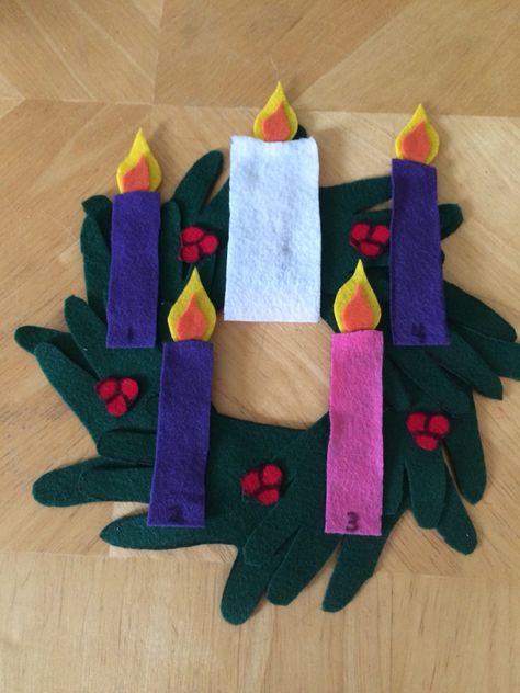 Saint Valentine Catholic, Catholic Kids Crafts, Advent Crafts, Christmas Advent Wreath, Church Altar Decorations, Catholic Crafts, All Souls Day, Catholic Kids, All Saints Day