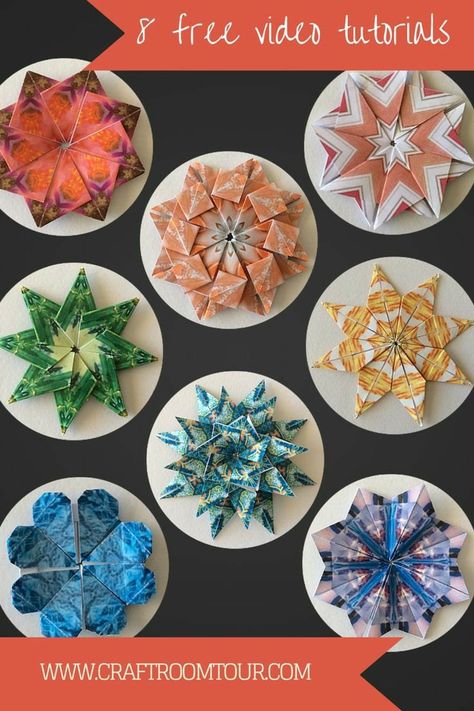 Diy Teabag, Tato Mandala, Tea Bag Folding, Teabag Folding, Iris Paper Folding, 3d Templates, Paper Folding Crafts, Origami Paper Folding, Tea Bag Art