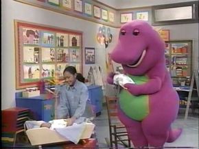 Barney Theme Song, Barney I Love You, Friends Season 3, Friends Room, Barney And Friends, Hey Ya, Don Bluth, Barney & Friends, Friends Episodes