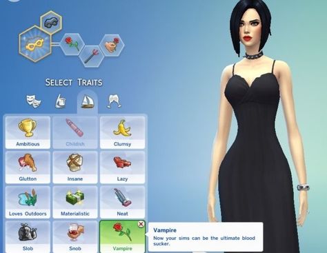 Sims 4 Vampire, Sims Traits, Sims 4 Traits, Free Sims 4, Sims 4 Cc Makeup, Sims 4 Cc Skin, Sims 4 Teen, Sims 4 Characters, Sims Four