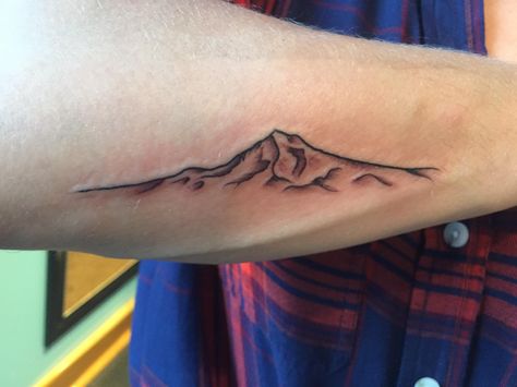 Mt Rainer Tattoo, Mount Hood Tattoo, Mt Hood Tattoo, Unique Tattoos Black Women, Oregon Tattoo, 2023 Tattoo, Oregon Girl, Fresh Nails, Nature Ideas