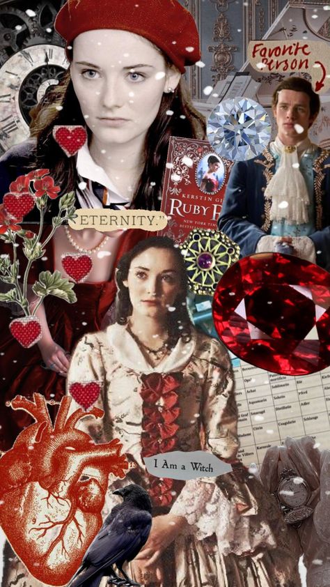 #wallpaper #red #fantasy #rubyred #ruby #crow #diamonds #time #movie Ruby Red Book, Summer Tbr, Cinderella Story, A Cinderella Story, Wallpaper Red, Red Books, Movie Costumes, Ruby Red, Your Aesthetic