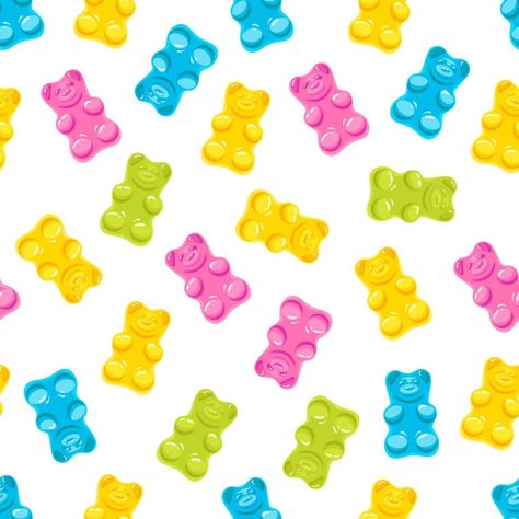 Fruit Sweets, Gummy Bear Candy, Colorful Fruit, Cute Animals Images, Pattern Images, Gummy Bears, Diy Clay, Clay Projects, Cool Patterns