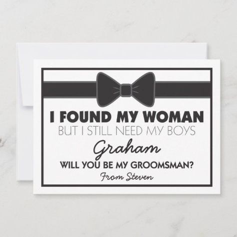 Wedding Ushers, Be My Best Man, Popular Wedding Invitations, Junior Groomsmen, Groomsman Card, Groomsmen Gifts Unique, Wedding Bow Tie, Be My Groomsman, White Bow Tie