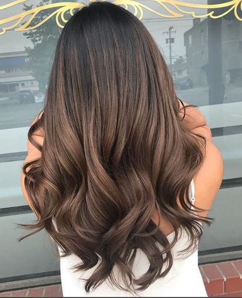 45 Brunette Looks We're Falling for this Season - Color - Modern Salon Brunette Looks, Deep Brown Hair, Cinnamon Hair, Blonde Balayage Highlights, Balayage Blonde, Hair Color Light Brown, Brunette Balayage Hair, Brown Hair Balayage, Front Hair Styles