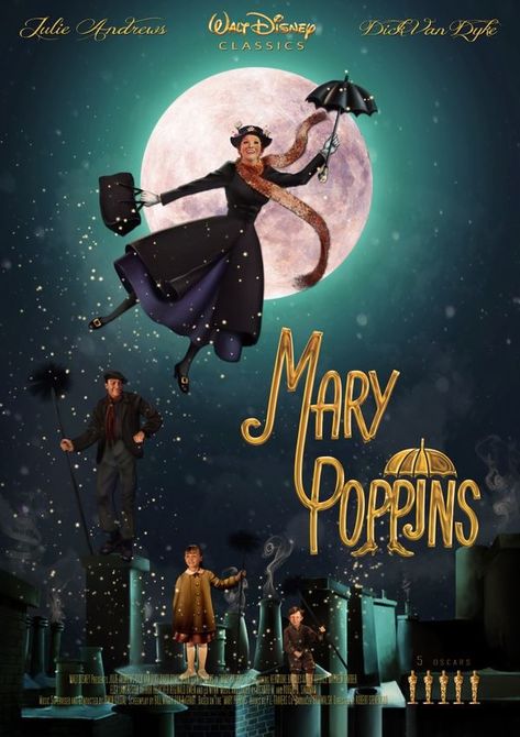 Mary Poppins Poster, Merry Poppins, Mary Poppins Movie, Deco Cinema, Mary Poppins 1964, Harry Clarke, Dvd Case, Disney Posters, Classic Movie Posters