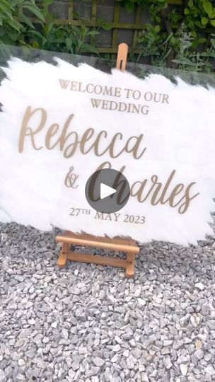 Cricut Wedding Signs, Diy Wedding Welcome Sign, Wedding Sign Diy, Wedding Ideas Diy, Welcome Wedding Sign, Cricut Wedding, Wedding Signs Diy, Signs Diy, Welcome To Our Wedding