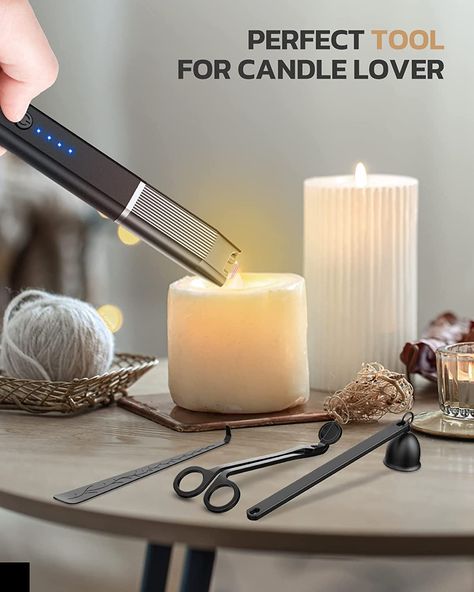 Electric Candle Lighter Under $20.00 Lighter Electric, Fireplace Hanging, Bbq Stove, Candle Lighter, Candle Lighters, Battery Indicator, Electric Candle, Electric Candles, Stove Fireplace