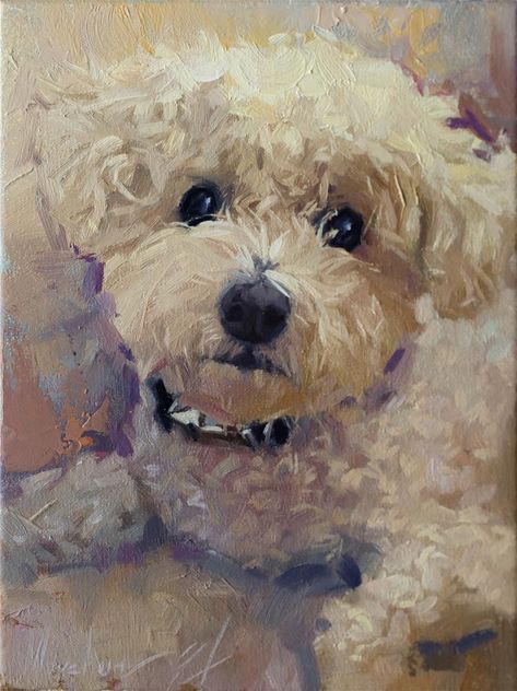 Poodle Drawing, Art Niche, Animal Paintings Acrylic, Pet Portrait Paintings, Dog Portraits Painting, Dog Portraits Art, Pet Artist, Animal Illustration Art, 강아지 그림