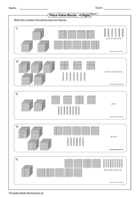 Need a Place Value Blocks Math Worksheets? Here's a free template! Create ready-to-use forms at formsbank.com Place Value Blocks, Number Forms, Base 10 Blocks, Place Value Worksheets, Base Ten Blocks, Base Ten, Printable Math Worksheets, Place Value, Place Values