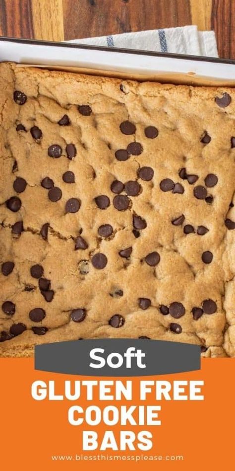 Chocolate Chip Cookie Bar, Gluten Free Cookie Bars, Chocolate Chip Cookie Bar Recipe, Almond Flour Chocolate Chip, Almond Flour Chocolate Chip Cookies, Tollhouse Chocolate Chip Cookies, Simple Cookie, Almond Butter Recipes, Toll House Chocolate Chip