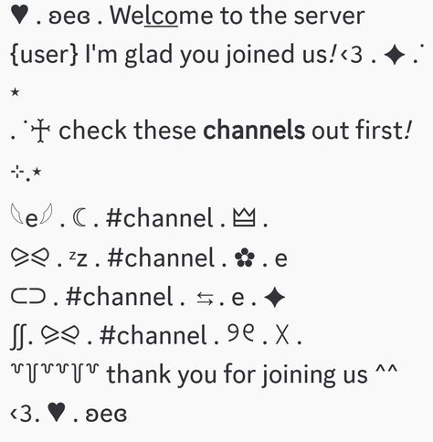 Discord Server Welcome Message Ideas, Discord Welcome Message Template, Matching Names On Discord, Discord Welcome Message Ideas, Discord Status Ideas Copy And Paste, Discord Welcome Message, Discord Server Rules Ideas, Discord Tips, Welcome Discord