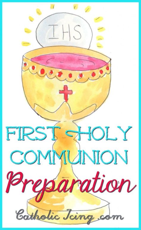 Dozens of First Communion resources for kids! Crafts, printables, activities-  you name it! Lenten Activities, Catholic Icing, Holy Thursday, Catholic Education, First Communion Party, Catholic Crafts, Catholic Saint, Religious Crafts, Faith Formation