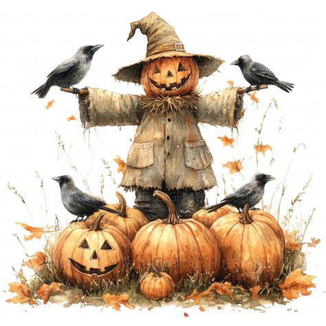 Get these 12 Scarecrow in Pumpkin Patch Clipart Bundle and enhance your personal projects, digital scrapbooks, greeting cards, marketing materials, website decorations, social media posts, Print on Demand (POD) items, T-shirt designs and so much more. Whether you are a seasoned graphic designer or DIY enthusiasts, these watercolor cliparts are designed to be easily integrated into any project, ensuring a seamless and enjoyable creative experience for any occasion like Mother's Day, Birthdays, Ba Printable For Scrapbook, Autumn Scarecrow, Scarecrow Pumpkin, Pumpkin Scarecrow, Scrapbooking Journal, Halloween Autumn, For Scrapbook, Journal Paper, Pumpkin Decorating