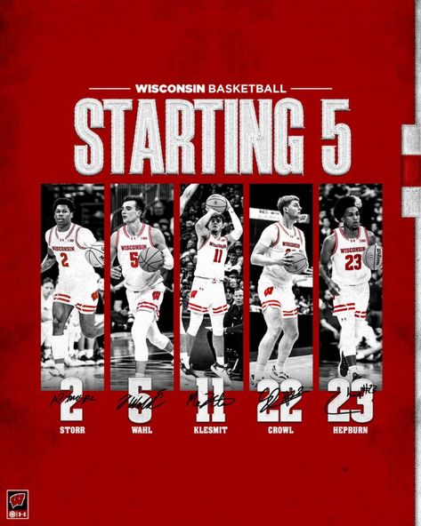 Lineup Graphic, Employee Spotlight Social Media Post, Sporty Graphic Design, Sports Lineup Graphics, Sports Announcement Poster, Sports Media, Basketball Game Day Poster, Gameday Graphics, All Conference Sports Graphic