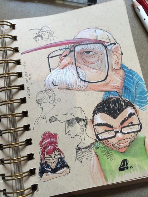 Green Sketchbook, Caricature Drawing, Character Sketches, Arte Sketchbook, Character Design Animation, Sketchbook Inspiration, Cartoon Character Design, Illustration Character Design, Anime Sketch