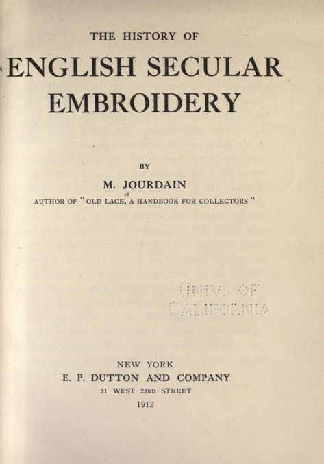 The history of English secular embroidery Beehive Embroidery, Embroidered Weaving, Crazy Embroidery, Embroidery Books, English Embroidery, Old Libraries, Vintage Needlework, Embroidery Online, Archive Books