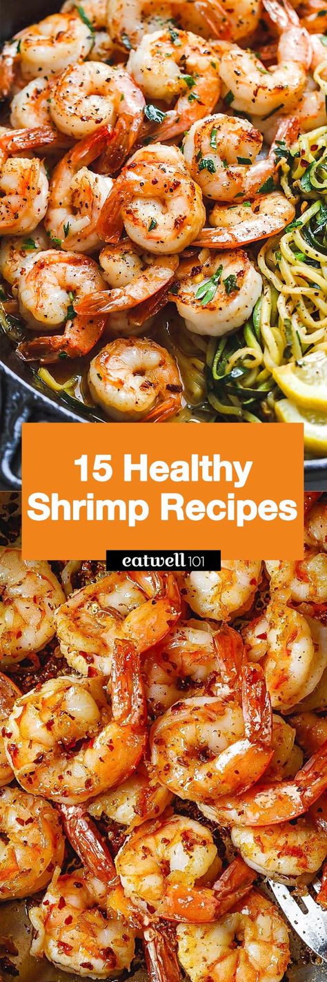 15 Healthy Shrimp Recipes We Can't Stop Making - #healthy #shrimp #recipe - These healthy shrimp recipes will help you out if you're trying to eat clean! Meal With Shrimp, Shrimp Dinner Ideas, Healthy Shrimp Recipes, Garlic Butter Shrimp Scampi, Clean Eating Shrimp, Recipe With Shrimp, Low Sodium Recipes Heart, Ways To Cook Shrimp, Dream Condo