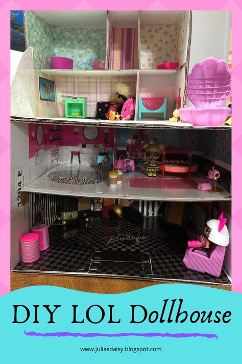 Diy Lol Doll House, Lol Doll House, Lol Doll, Scotch Tape, Packing Tape, A Daughter, Blind Bags, Lol Dolls, Large Homes