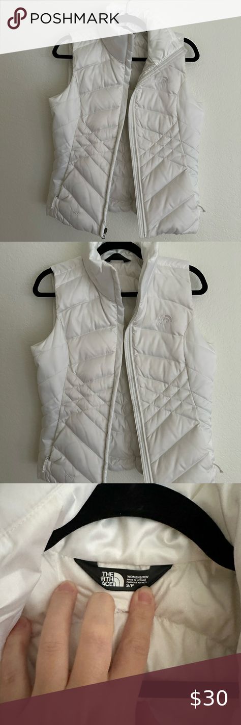 North Face White Puffer Vest White Puffer Vest, White Puffer, The North Face Jackets, North Face Jackets, Puffer Vest, North Face, The North Face, Puffer, Blazer