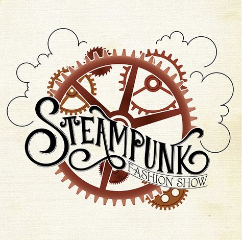 Steampunk Typography, Steampunk Logo, Steampunk Font, Punk Logo, Steampunk Halloween, Folder Design, Steampunk Diy, Graphic Design Fonts, Steampunk Design