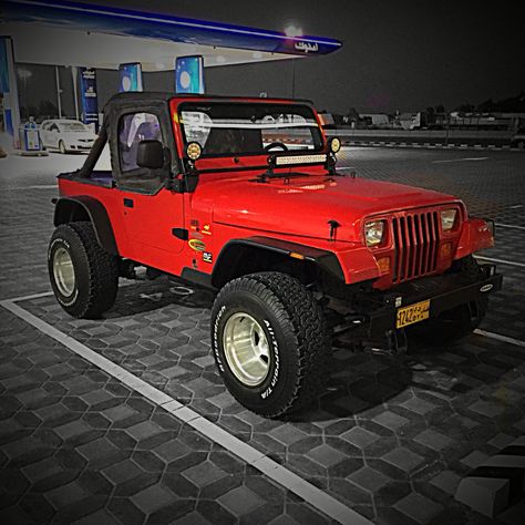 1987 Jeep Wrangler, Jeep Gear, Yj Wrangler, Cj Jeep, Red Jeep, Custom Jeep Wrangler, Jeep Wave, Jeep Mods, Jeep Ideas