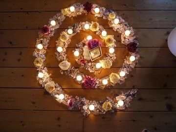 Flowers Winter, Winter Tea, Candle Magick, Women's Circle, Crystal Grids, Light Candles, Beltane, Candle Magic, Crystal Grid