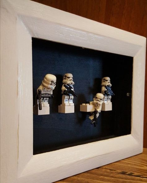 Starwars Home Decor, Star Wars Zimmer, Casa Rock, Lego Room Decor, Star Wars Bedroom, Star Wars Room, Star Wars Decor, Lego Display, Lego Diy