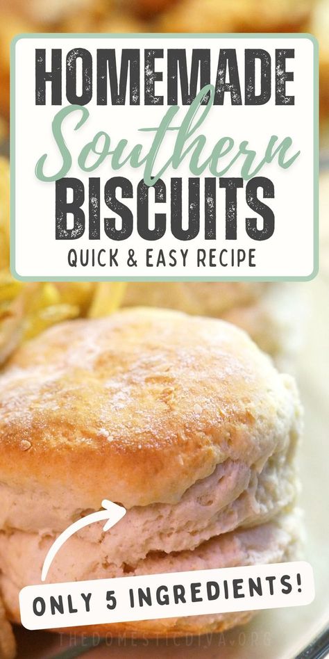 Quick and easy homemade southern biscuits without buttermilk. Biscuit Recipe For Biscuits And Gravy, Biscuits Without Buttermilk, Recipe For Biscuits And Gravy, Homemade Southern Biscuits, Fluffy Homemade Biscuits, Southern Biscuits And Gravy, Easy Biscuits And Gravy, Southern Biscuits Recipe, Homemade Gravy For Biscuits