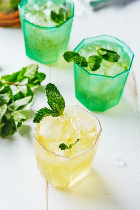 How To Make a Whole Pitcher of Mint Juleps — Cooking Lessons from The Kitchn Mint Julep Recipe Pitcher, Mint Julep Recipe Kentucky Derby, National Bourbon Day, Derby Party Food, Julep Recipe, Kentucky Derby Party Food, Mint Julep Recipe, Mint Juleps, Mint Simple Syrup