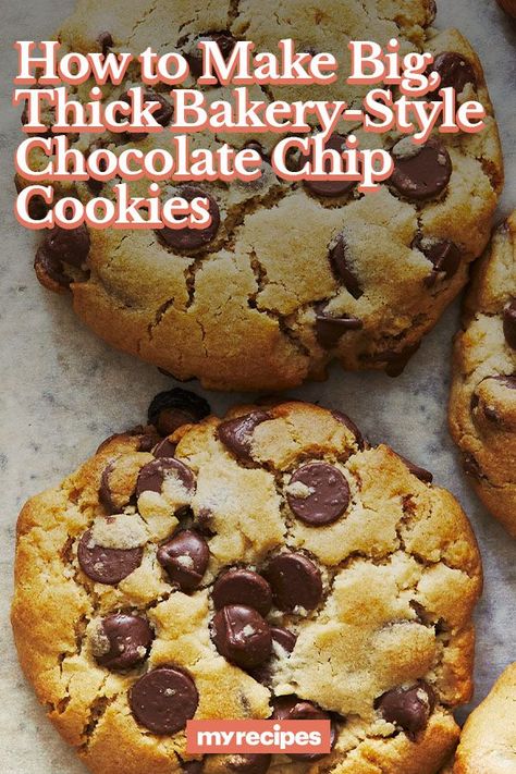 Big Chewy Cookie Recipes, Worlds Worst Chocolate Chip Cookies, Super Sized Super Soft Chocolate Chip Cookies, Soft Bakery Style Chocolate Chip Cookies, Best Ever Chocolate Chip Cookies Recipes, Jumbo 3 Chip Cookies, Oversized Chocolate Chip Cookies, Uses For Chocolate Chips, Bakery Style Chocolate Chip Cookies Recipes