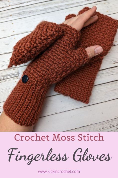 Free Crochet Fingerless Mittens Patterns, Crochet Fingerless Gloves With Flap, Crochet Mens Gloves, Crochet Flip Top Mittens Pattern Free, Crochet Gloves With Fingers, Hand Warmers Crochet, Crochet Gloves Fingerless, Crochet Handwarmers, Cottagecore Inspiration