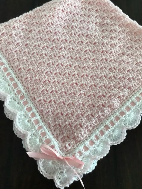 Crochet Pink and White Baby Blanket Crochet Baby Blanket Pink Blanket Handmade Gift for Baby Girl Baby Girl Shower Gift - Etsy UK Crochet Pram Blanket, Baby Beanie Crochet Pattern, White Baby Blanket, Pink Baby Blanket, Crochet Baby Gifts, Crochet Baby Beanie, Crochet Pink, Handmade Baby Blankets, Crocheted Blanket