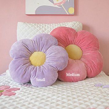 Daisy Flower Pillow, Daisy Pillow, Daisy Pillows, Purple Pillows, Bantal Sofa, Grand Kids, Sewing Pillows, Flower Pillow, Baby Pillows