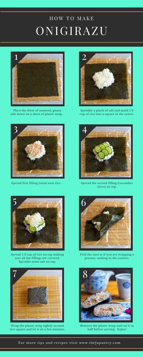 Sushi Like Recipes, Simple Onigiri Recipe, Oni Giri Recipe, Bento Lunch Ideas Japanese, Make Onigiri, Japanese Bento Recipes, Bento Box Ideas Japanese, Onigiri Recipe Filling Ideas, Onigiri Filling Ideas