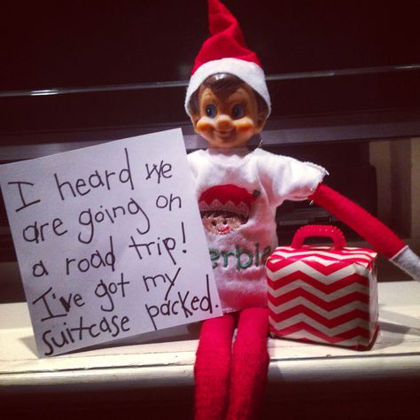 Elf on the shelf road trip Elf Ideas When Traveling, Elf On The Shelf Ideas While On Vacation, Elf On The Shelf Trip Ideas, Elf On The Shelf Ideas Saturday, How To Travel With Elf On The Shelf, Elf On Shelf Travel Ideas, Elf Going On Vacation, Elf On The Shelf Ideas When Traveling, Traveling With Elf On The Shelf