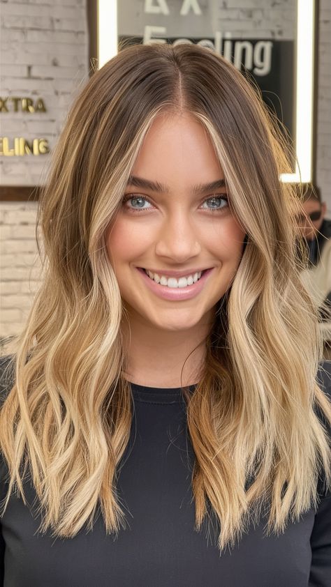 22 Stunning Bronde Balayage 2025 Ideas for All Hair Types: Curly, Straight, Short & Long Styles Root Melt And Money Piece, Light Brown Money Piece, Bronde Balayage Medium Length, Straight And Short Hair, Brown Hair Blonde Money Piece, Ashy Blonde Hair, Money Piece Hair, Money Pieces, Balayage Ideas